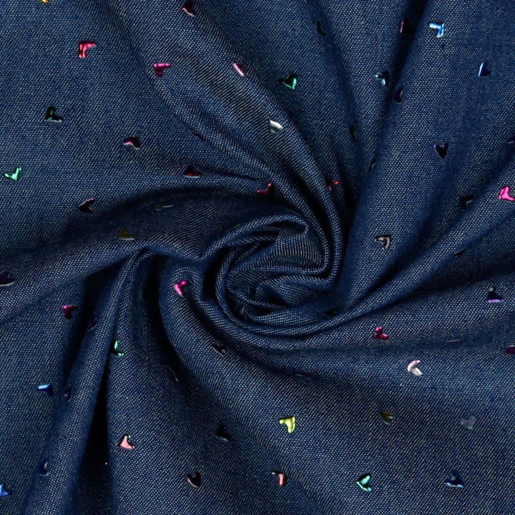 JEANS MULTICOLOUR FOIL BLUE #3