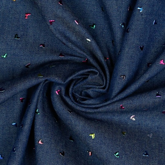 JEANS MULTICOLOUR FOIL BLUE #7