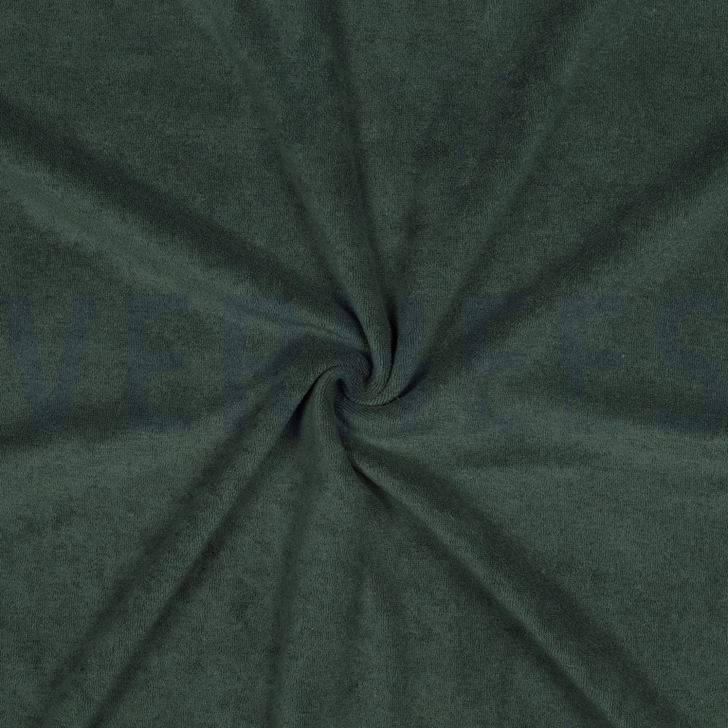 STRETCH TOWELLING DARK GREEN #3