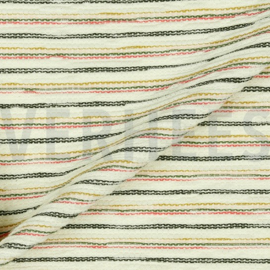 GARNFÄRBT GESTRICKTE STREIFEN MEHRFARBIG #7