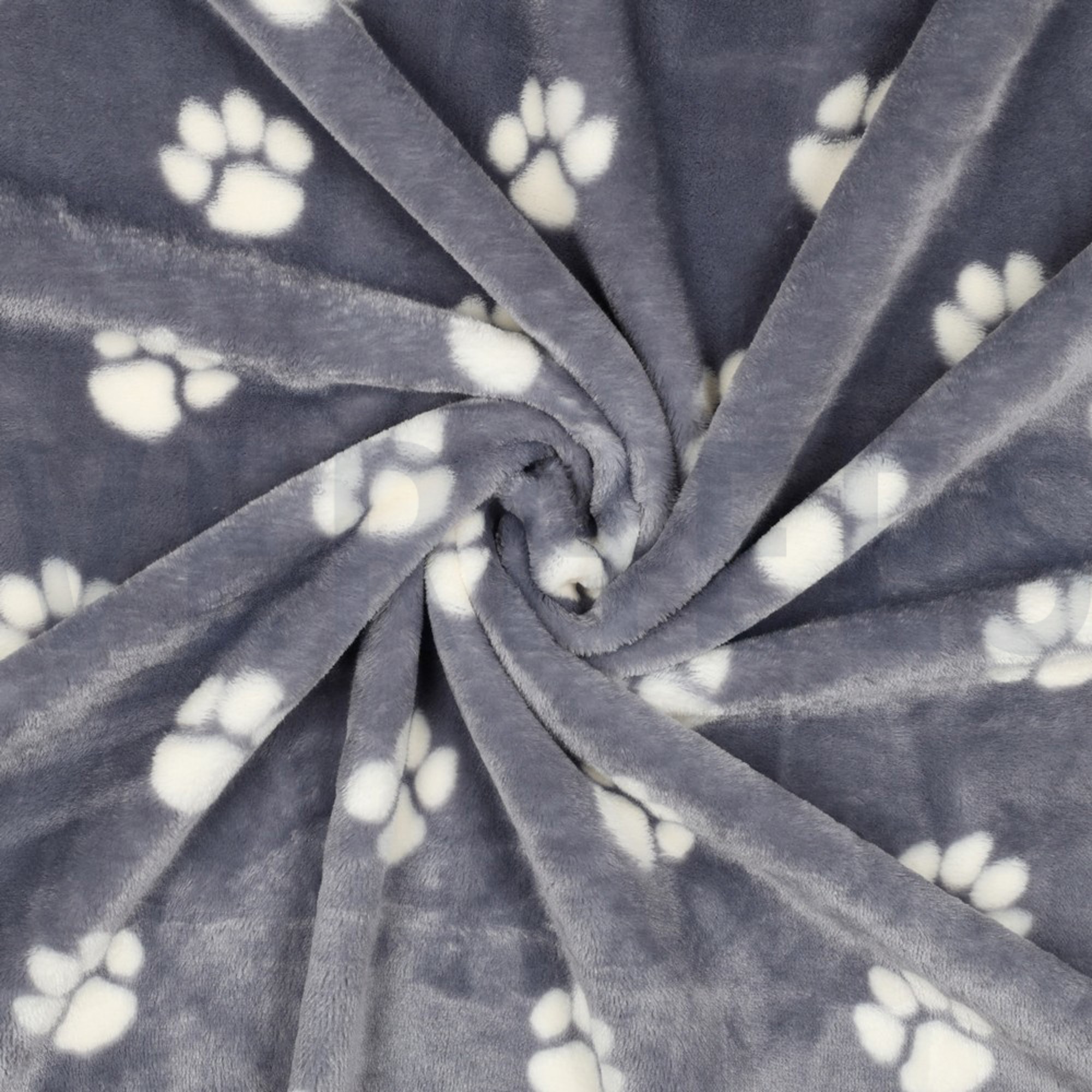 FLEECE DOG PAW LIGHT GREY (high resolution) #3