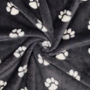 FLEECE DOG PAW DARK GREY (thumbnail) #3