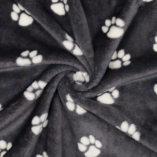 FLEECE HONDENPOTEN DONKERGRIJS #7