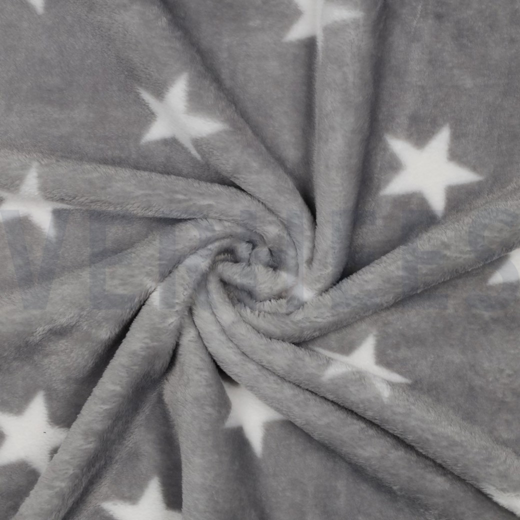 FLEECE STARS GREY / LIGHT GREY #3