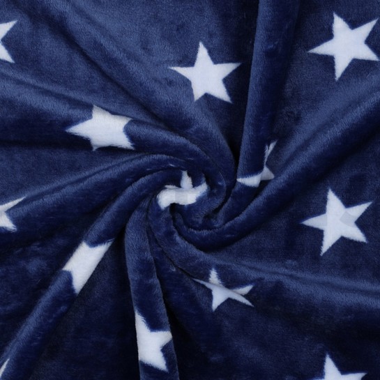 FLEECE STERREN BLAUW #7