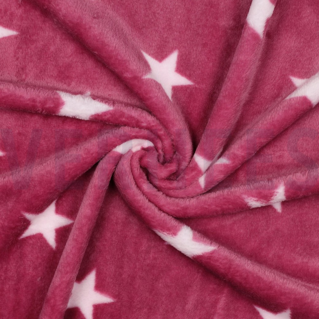 FLEECE STARS PINK / LIGHT PINK #3