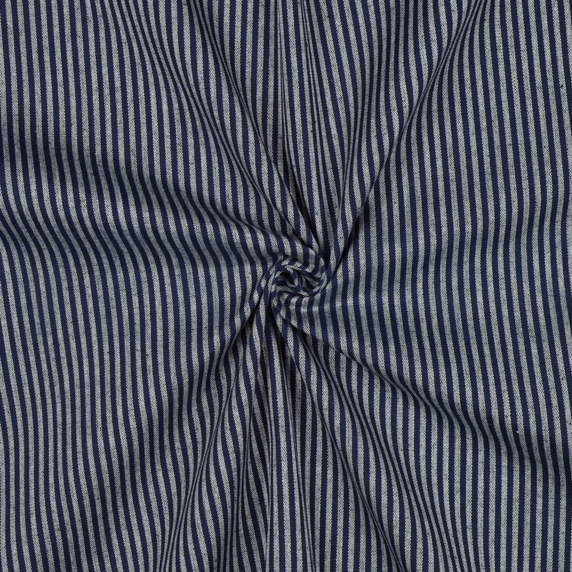 JACQUARD YARN DYED STRIPES NAVY (high resolution) #3