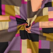 CANVAS ABSTRACT PURPLE/GREEN (thumbnail) #3