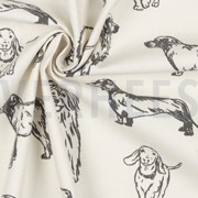 CANVAS DOGS ECRU / GREY (thumbnail) #3
