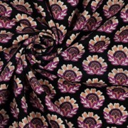 BABYCORD FLOWERS BLACK (thumbnail) #3