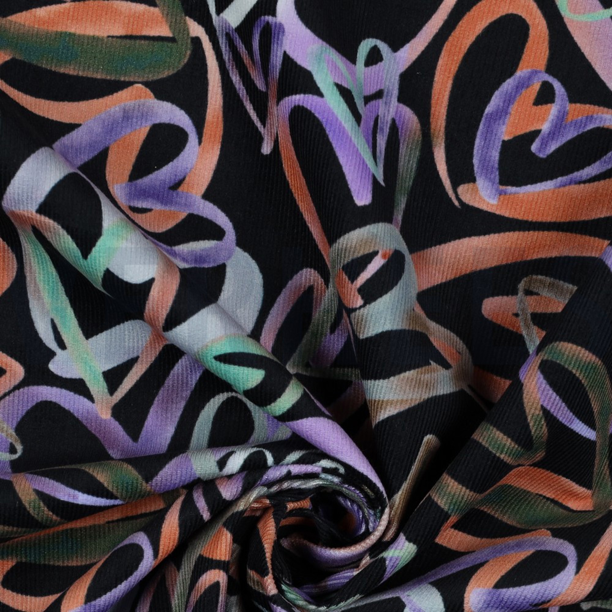 BABYCORD DIGITAL HEARTS BLACK (high resolution) #3
