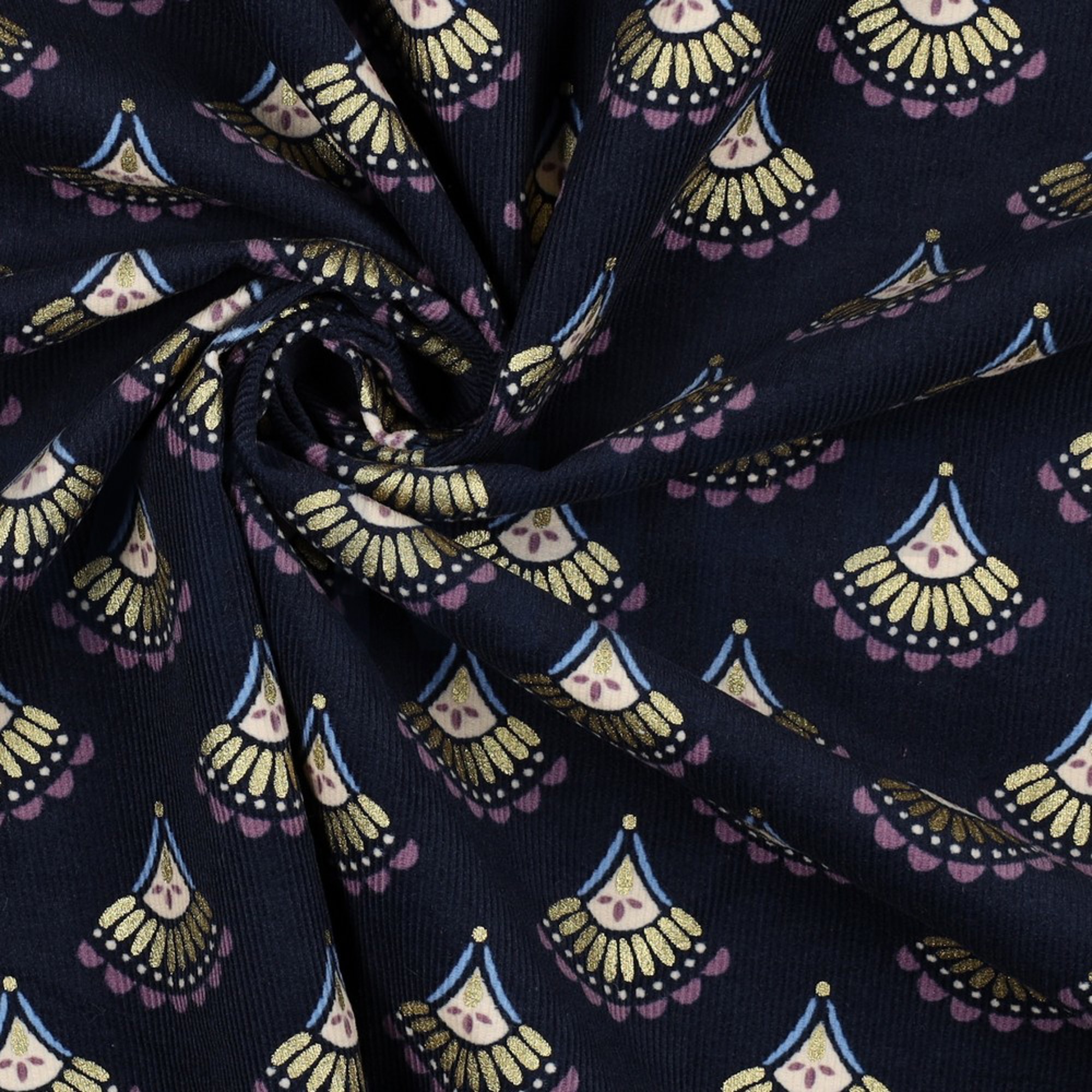 BABYCORD GLITTER BOHEMIAN NAVY (high resolution) #3