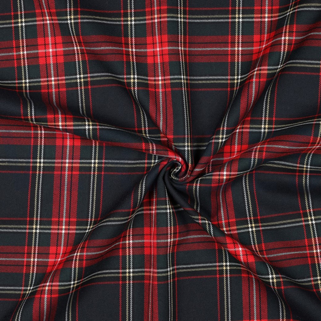 SCOTTISH CHECK NAVY #3