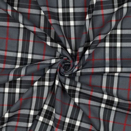 TARTAN CHECK GRAU #7