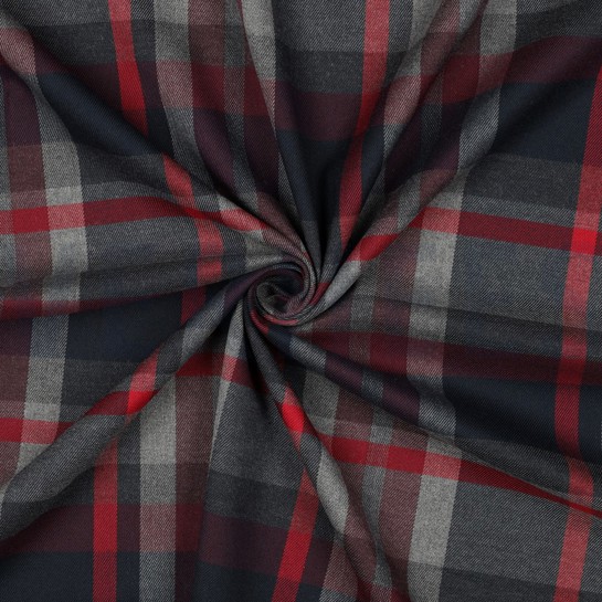 TARTAN CHECK GRAU #7