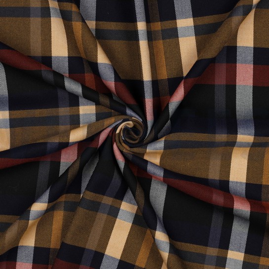 TARTAN CHECK GRIS / ROUGE / JAUNE #7