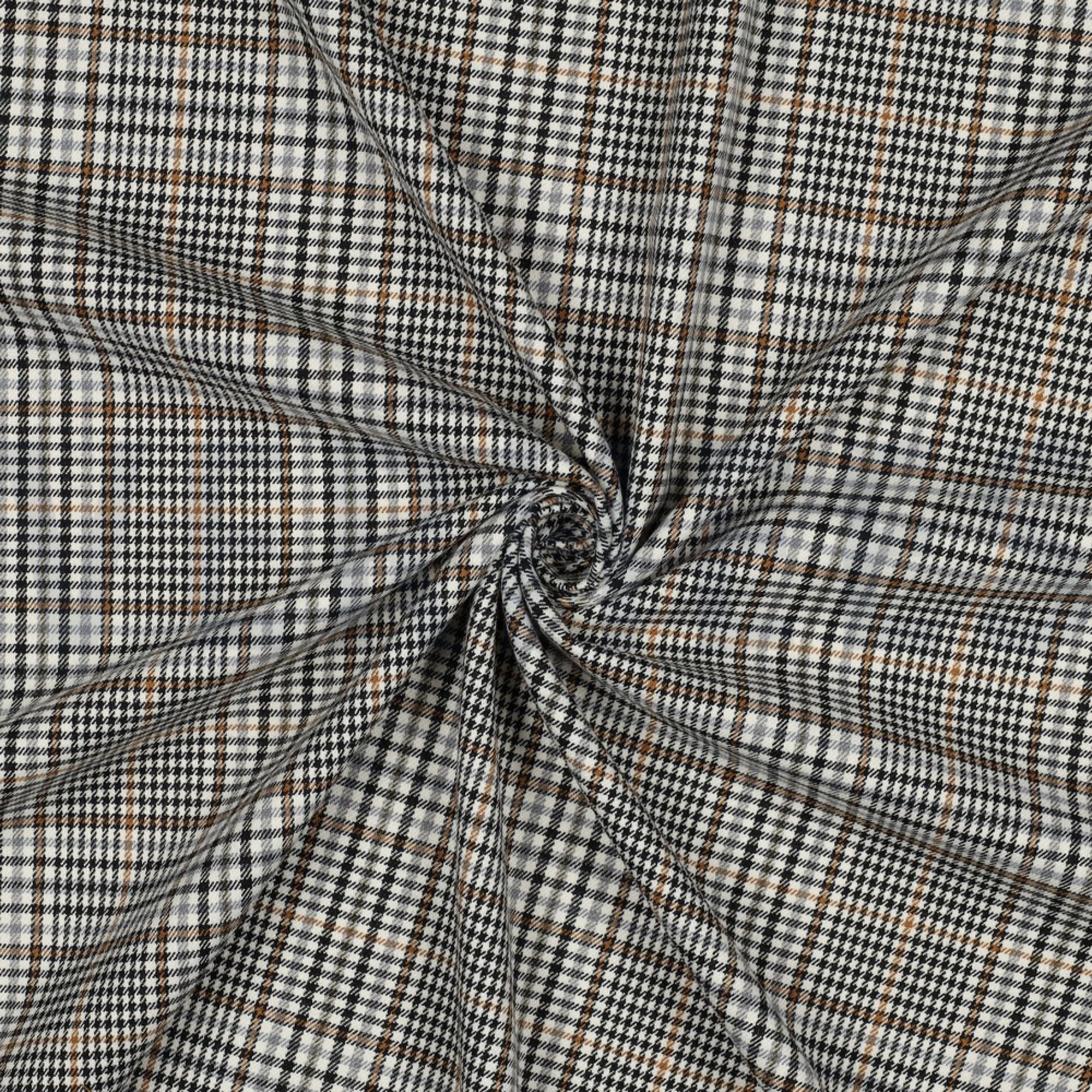 TARTAN CHECK ECRU/BROWN/BLACK (high resolution) #3