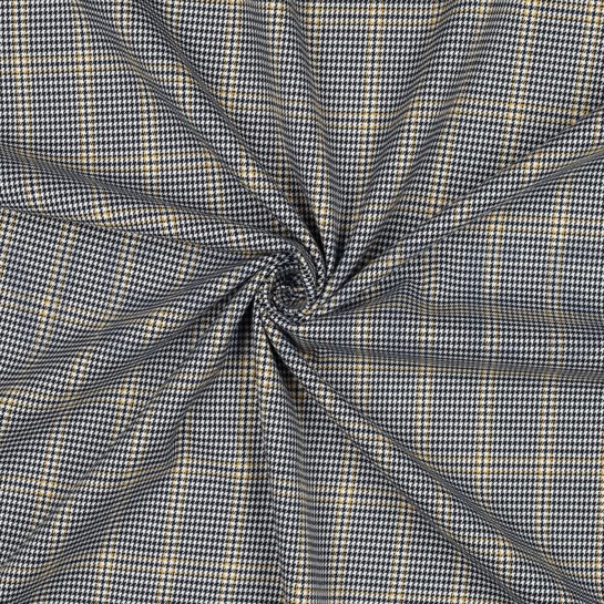 TARTAN CHECK SCHWARZ/ WEISS #7