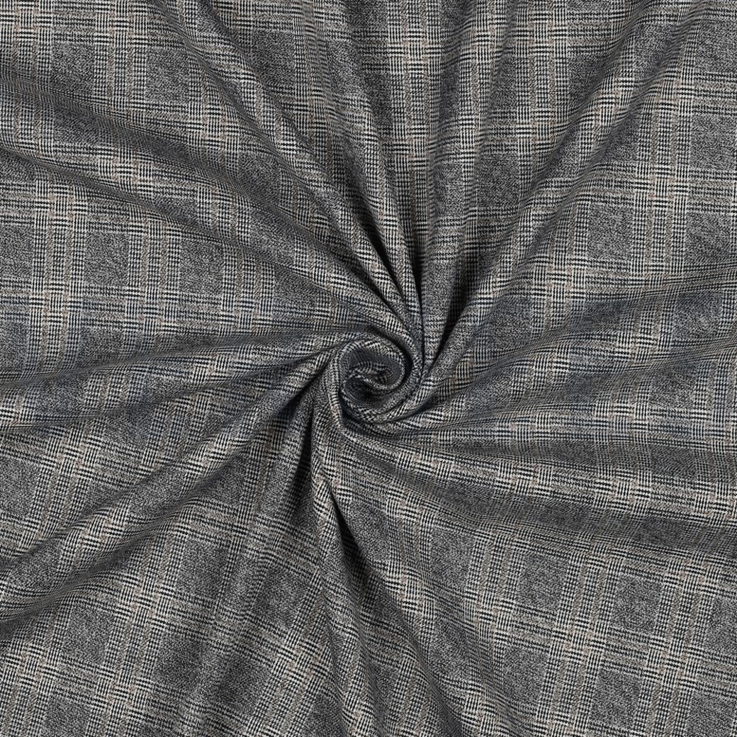 TARTAN CHECK OFF WHITE/BLACK/TAUPE #3