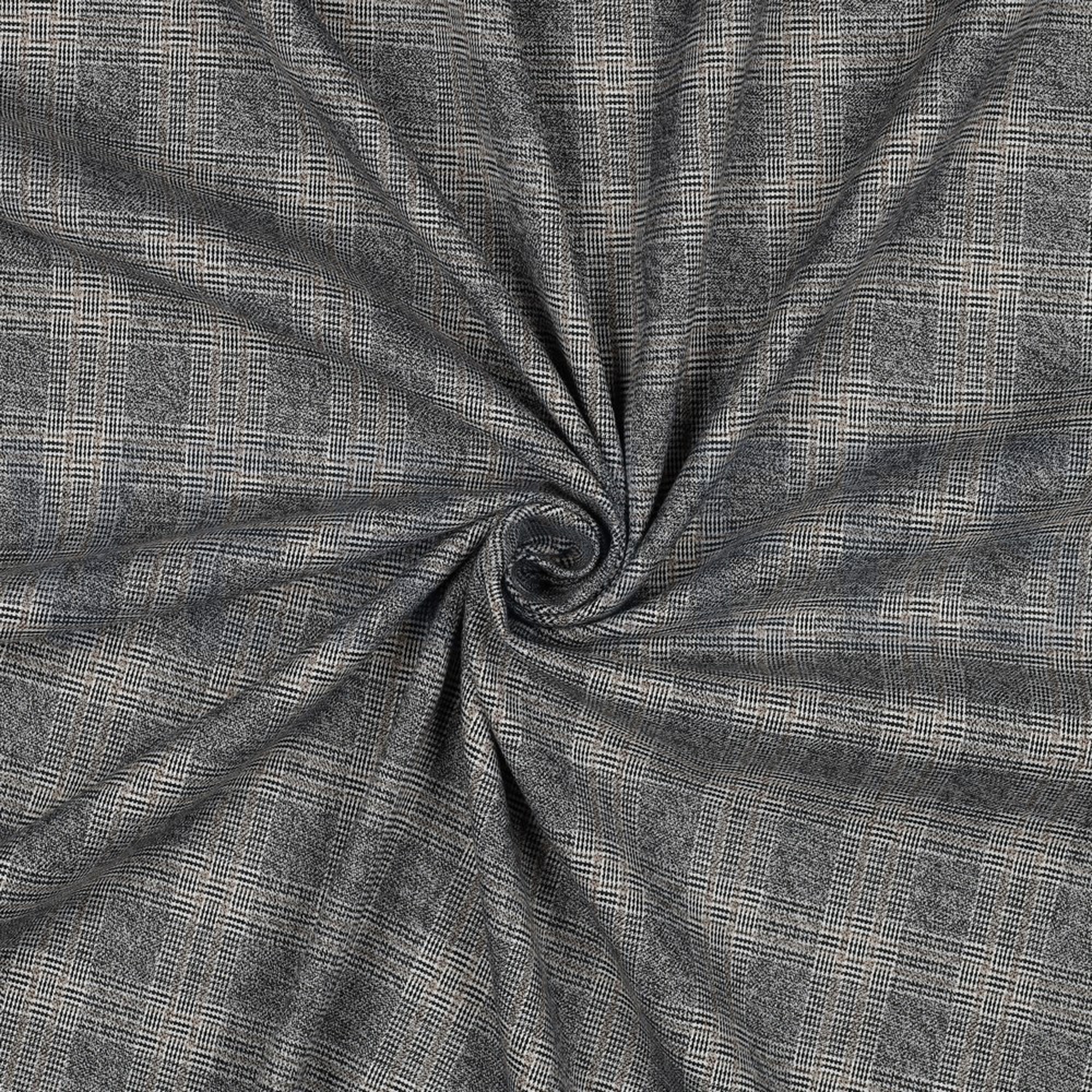 TARTAN CHECK OFF WHITE/BLACK/TAUPE (high resolution) #3