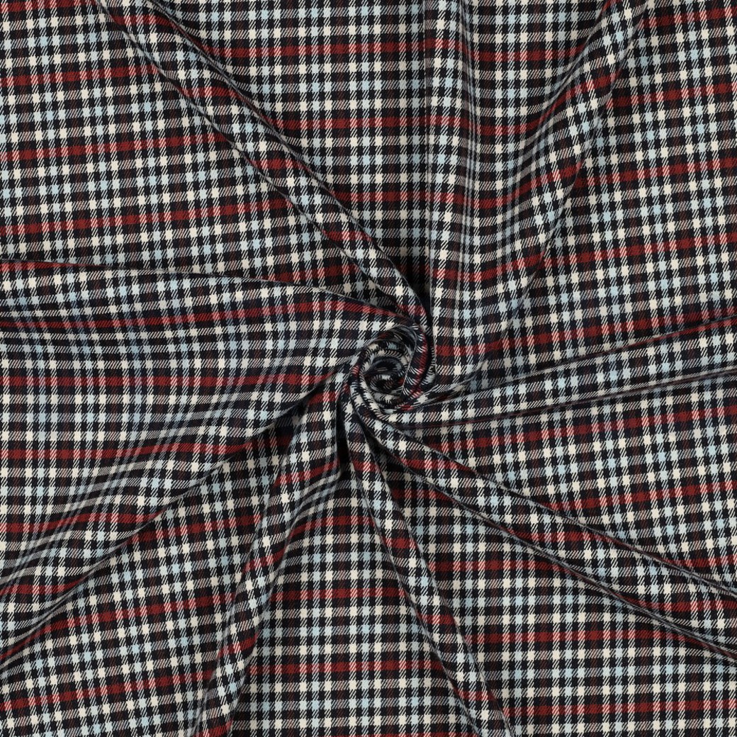TARTAN CHECK NAVY/LIGHT BLUE/RUST #3