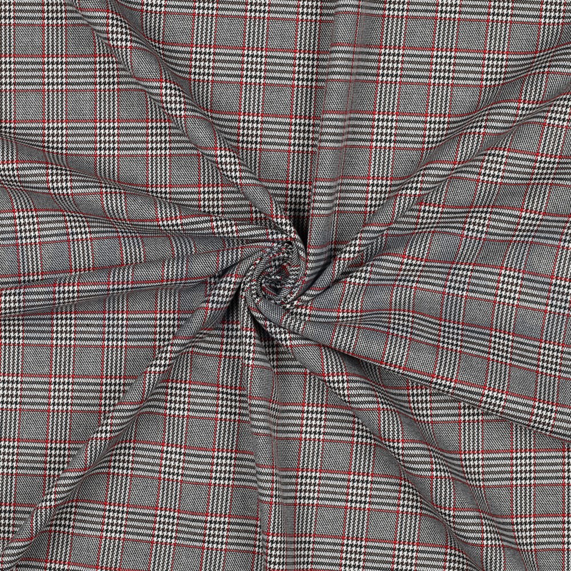 TARTAN CHECK BLACK/WHITE/RED (high resolution) #3