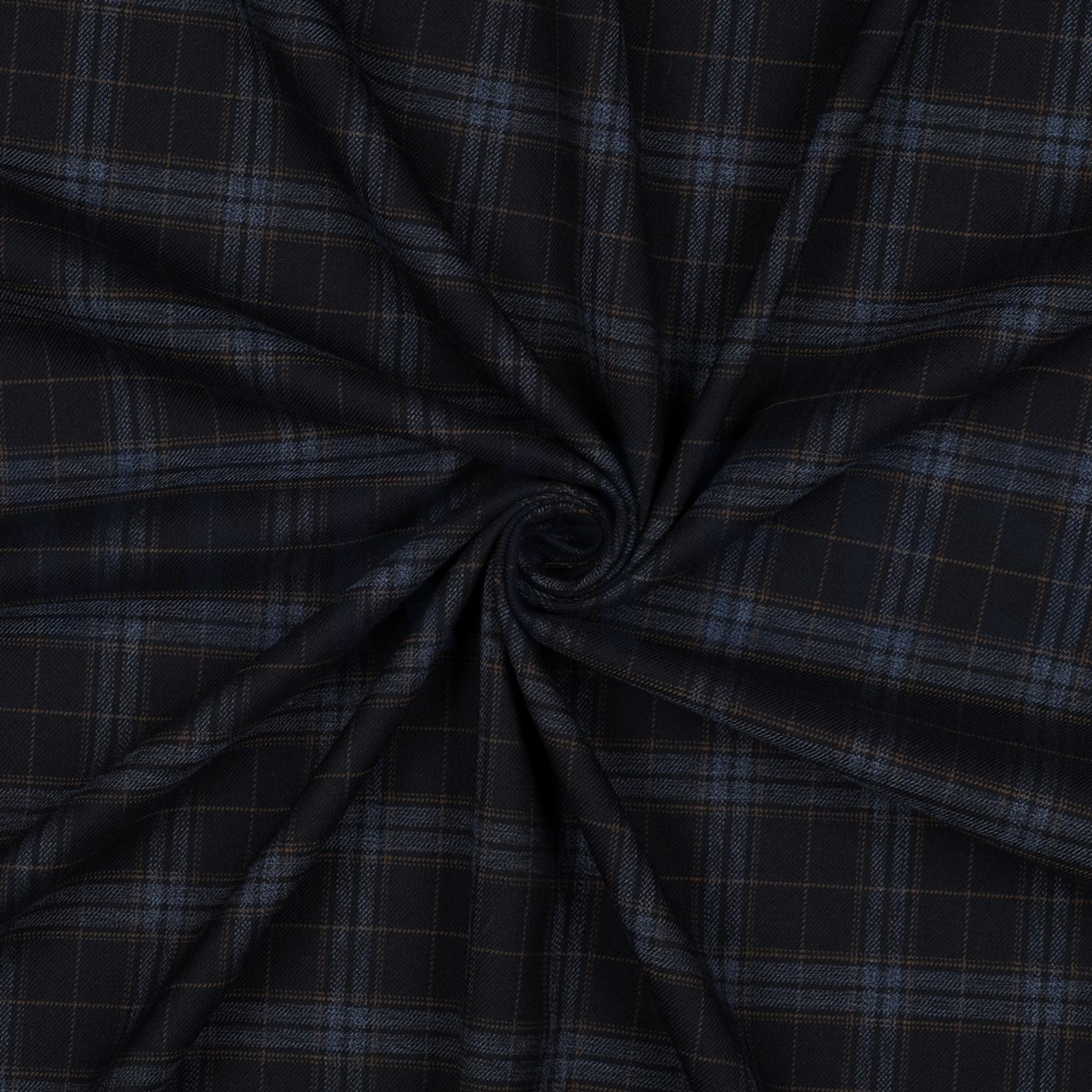 TARTAN CHECK NAVY/JEANS/CAMEL (high resolution) #3