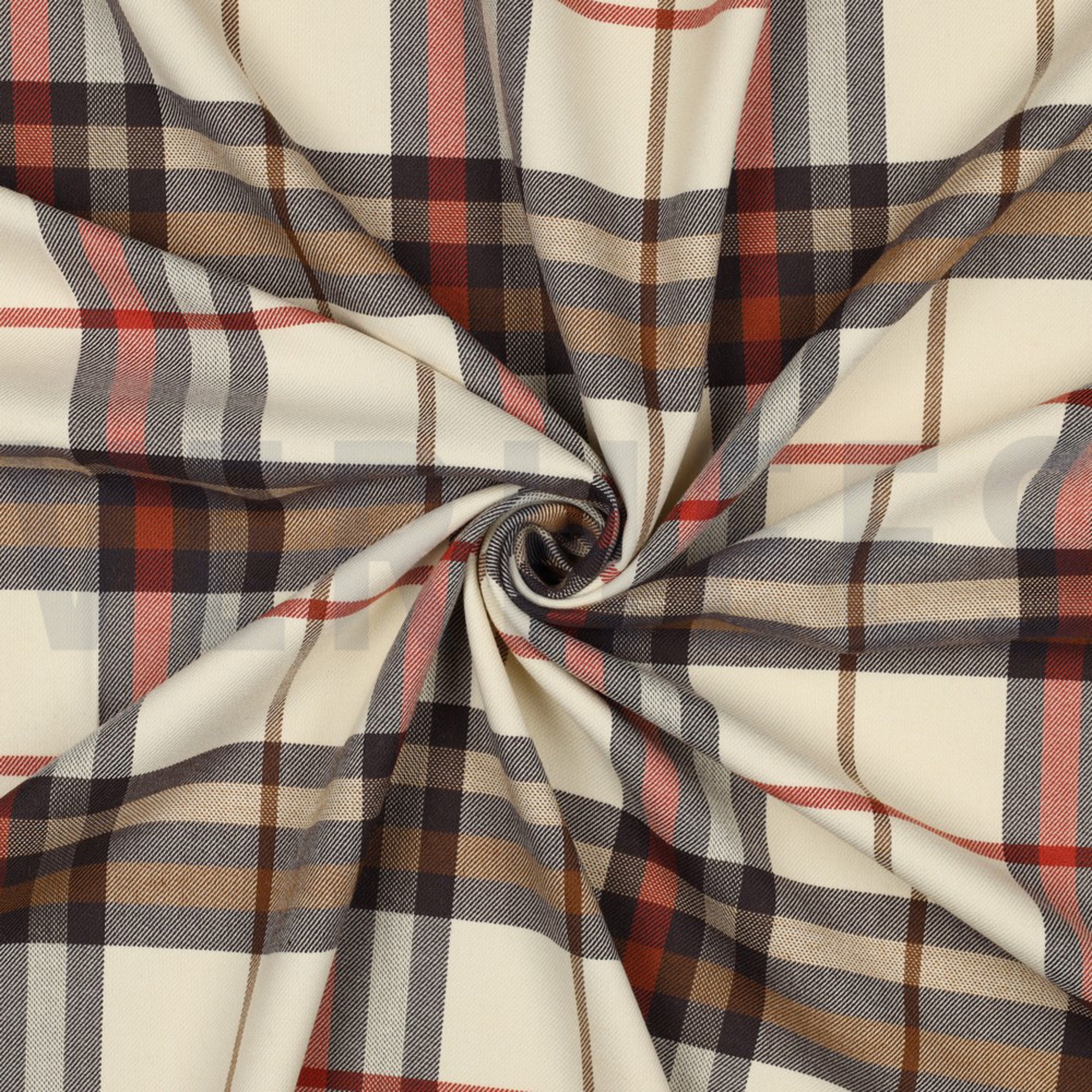 TARTAN CHECK SAND/BROWN/ORANGE (high resolution) #3
