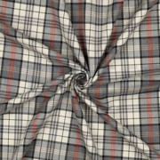 TARTAN CHECK ECRU/GREY/ORANGE (thumbnail) #3