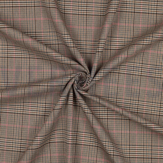 TARTAN CHECK CAMEL / ROSA #7