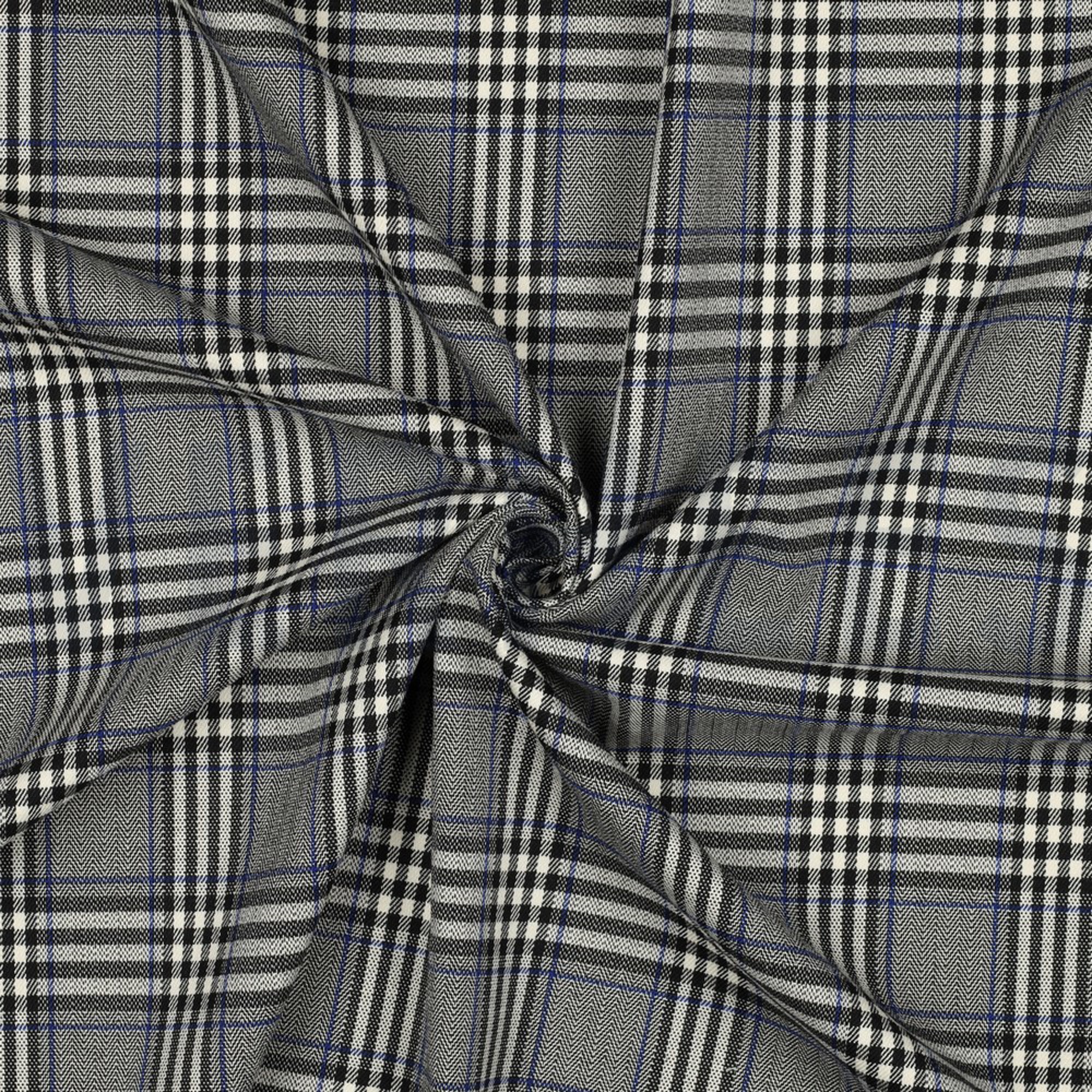 TARTAN CHECK GREY/BLACK/COBALT (high resolution) #3