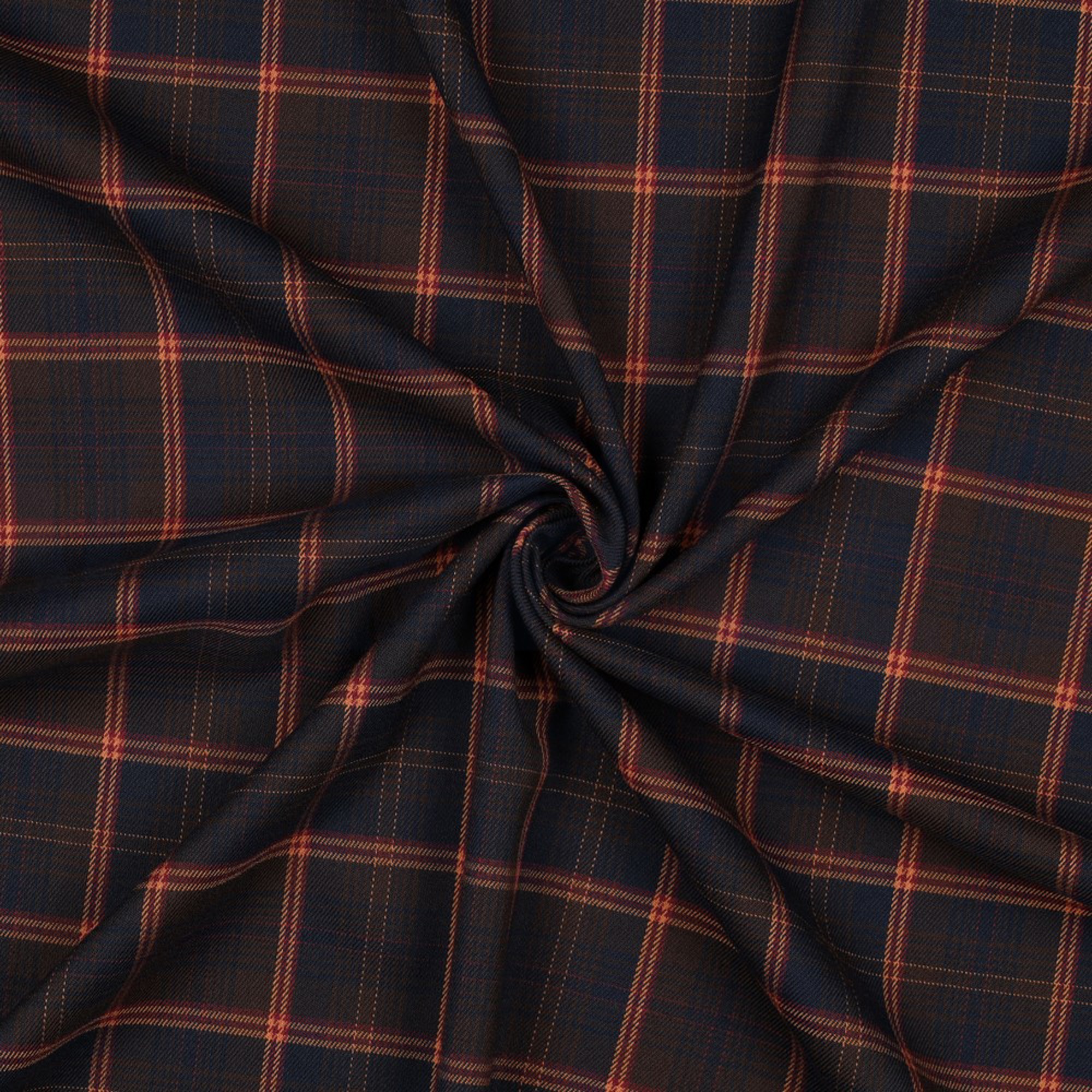 TARTAN CHECK NAVY/BROWN/CAMEL (high resolution) #3