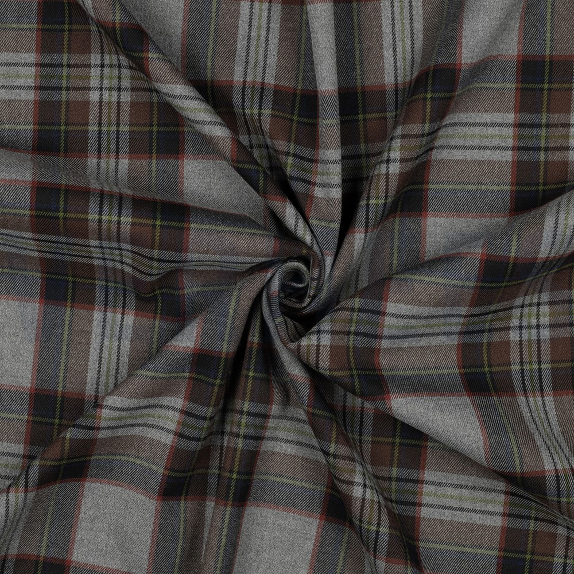 TARTAN CHECK GREY/BROWN/LIME (high resolution) #3