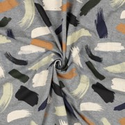 SOFT SWEAT MELANGE BRUSH STROKES ANTHRACITE MELANGE (thumbnail) #3