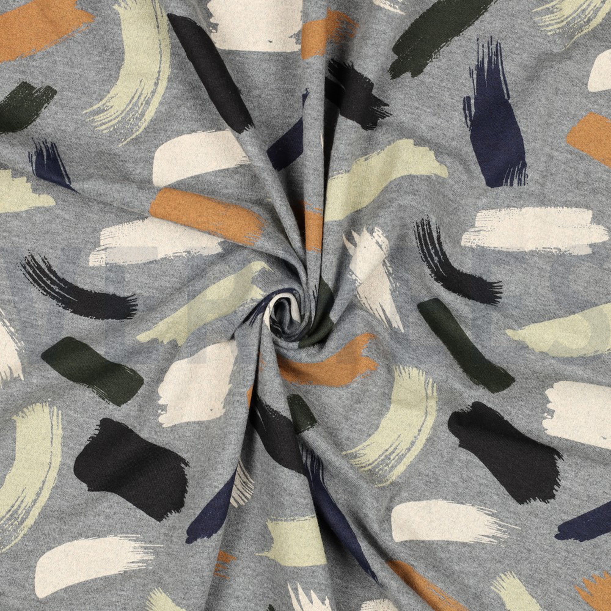SOFT SWEAT MELANGE BRUSH STROKES ANTHRACITE MELANGE (high resolution) #3