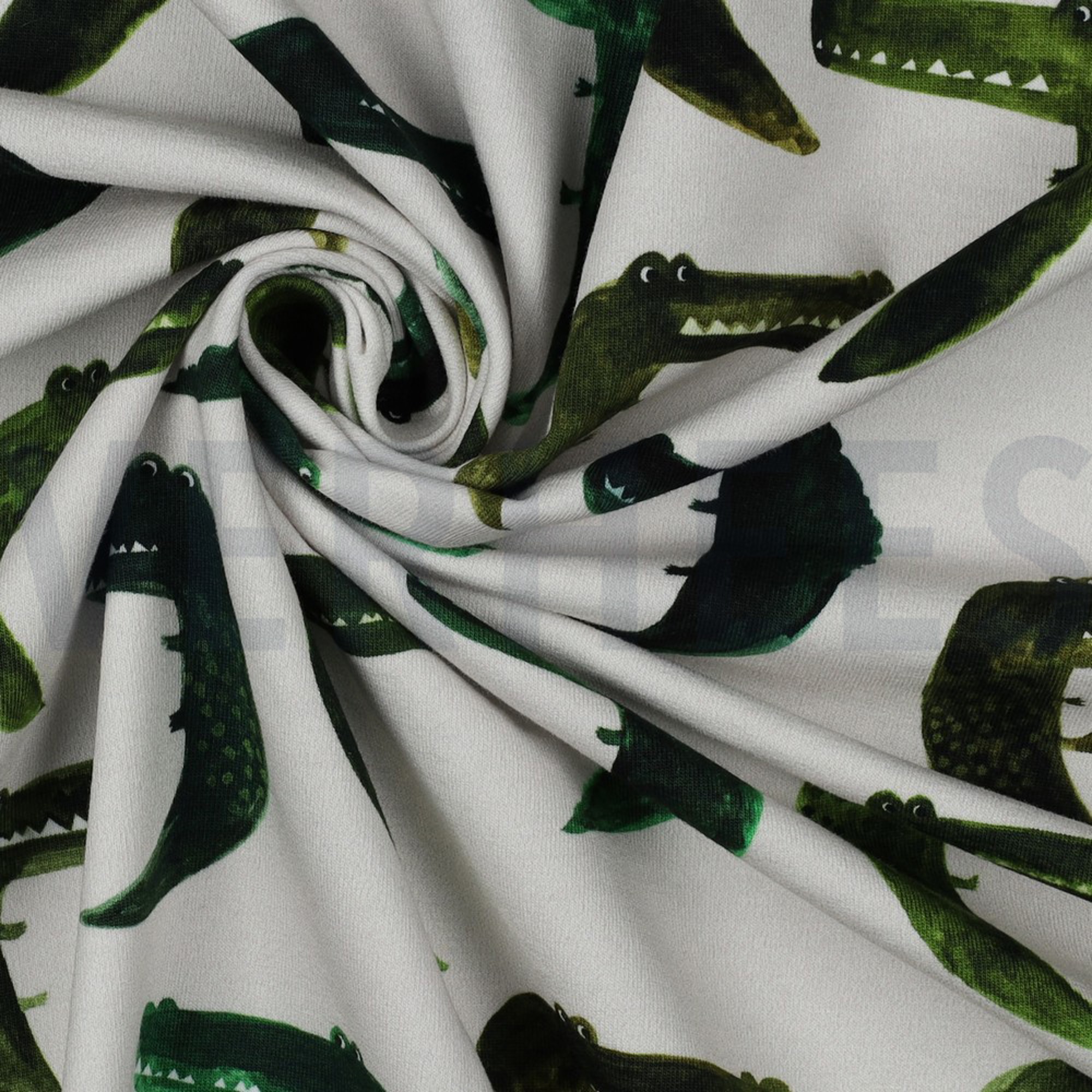 FRENCH TERRY DIGITAL CROCODILE OFF-WHITE (high resolution) #3