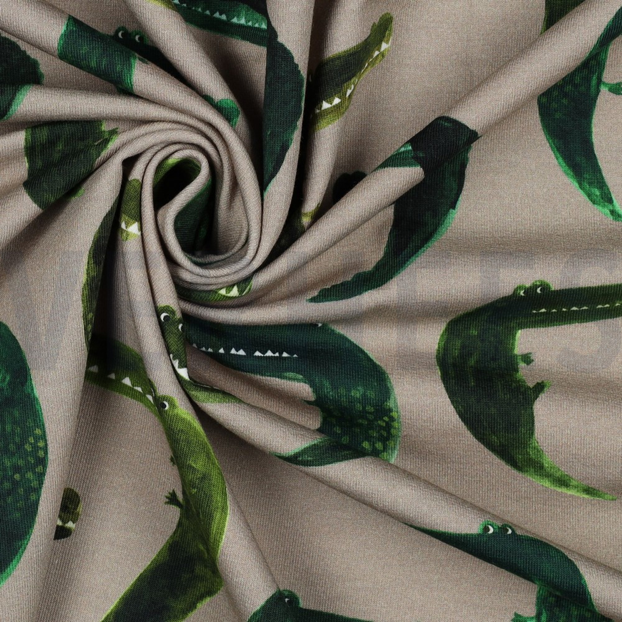 FRENCH TERRY DIGITAL CROCODILE TAUPE (high resolution) #3