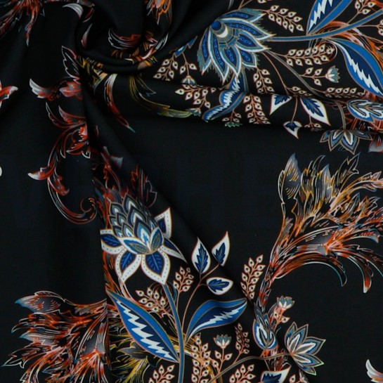 MAGNOLIA STRETCH DIGITAL SCHWARZ #7