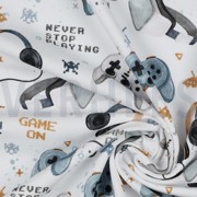 FRENCH TERRY DIGITAL GAMES WHITE (thumbnail) #3