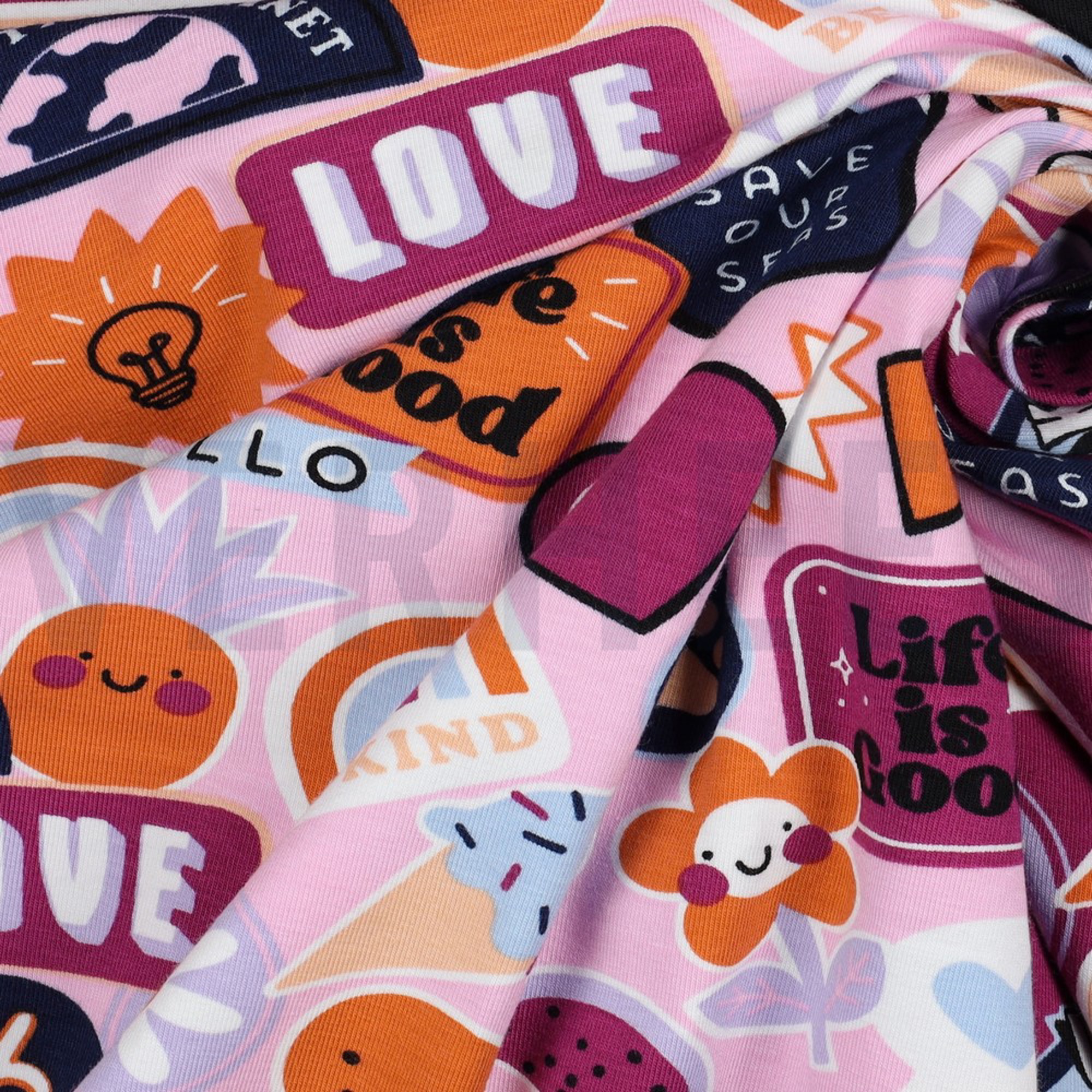 JERSEY PATCHES AND STRIPES LIGHT PINK (high resolution) #3