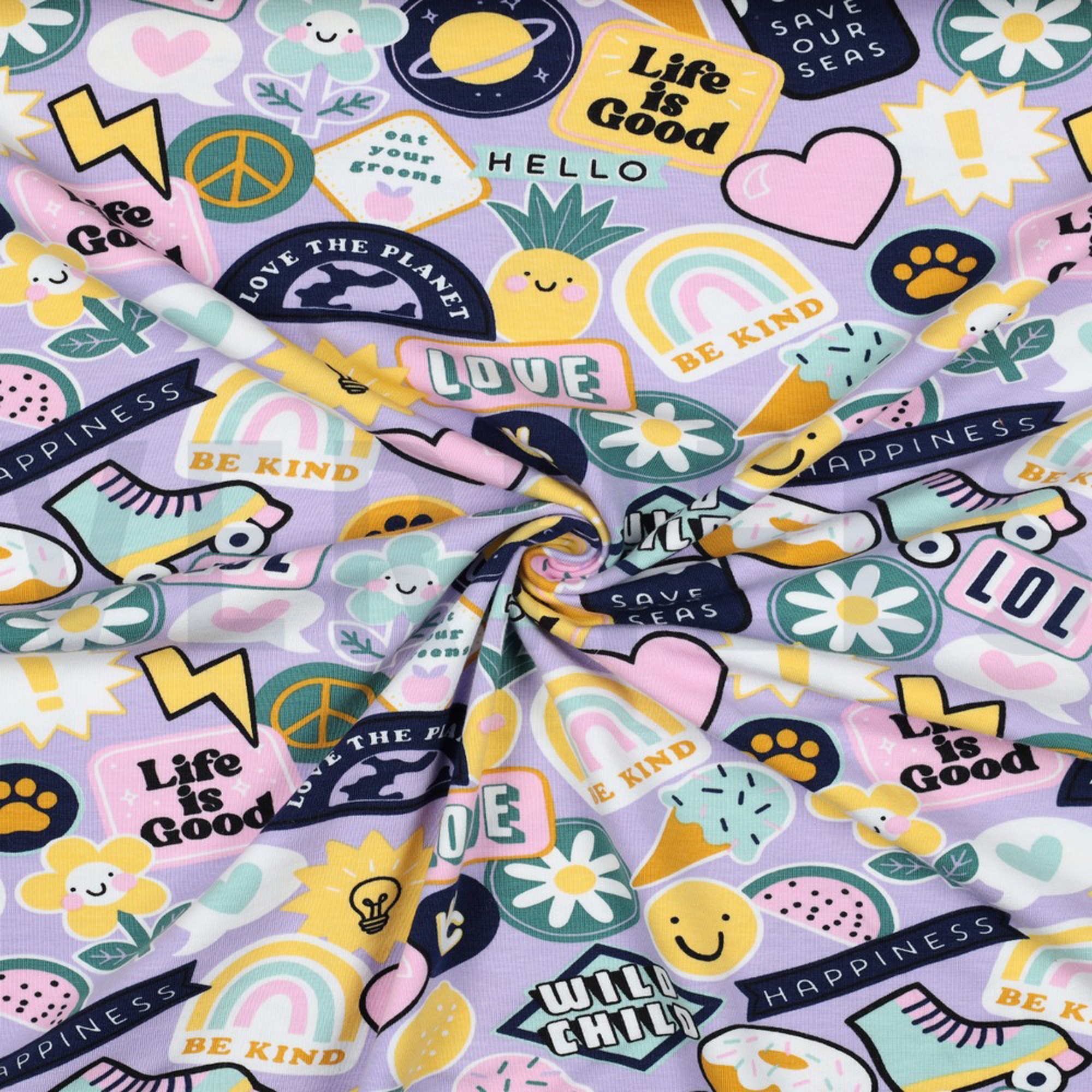 JERSEY PATCHES AND STRIPES LILAC (high resolution) #3