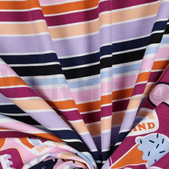 JERSEY PATCHES UND STREIFEN MEHRFARBIG #7