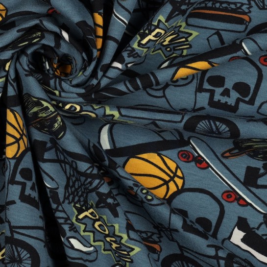 JERSEY COOL JEANSBLAU #7