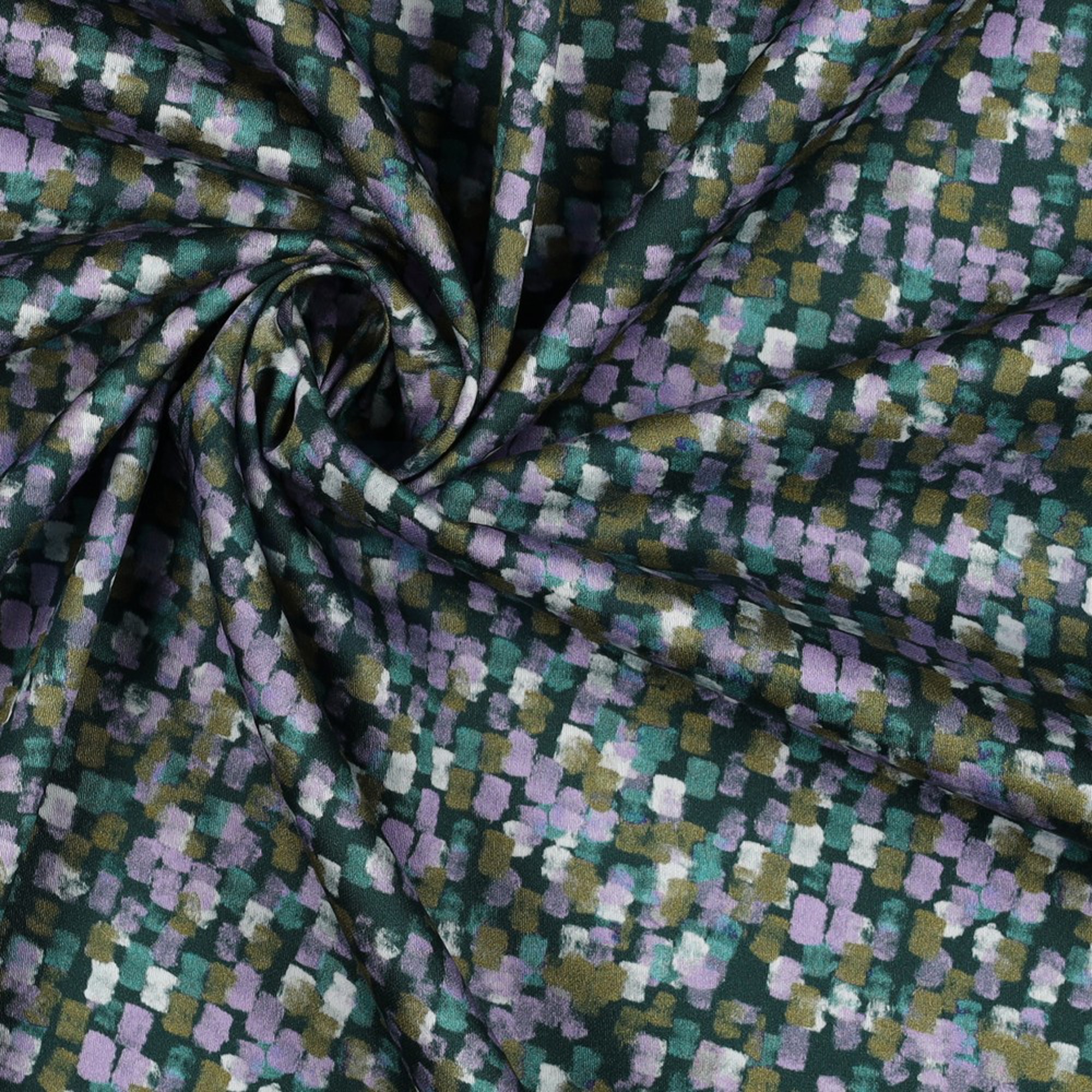 COTTON SATIN DIGITAL PAINTED STRIPES PETROL (high resolution) #3