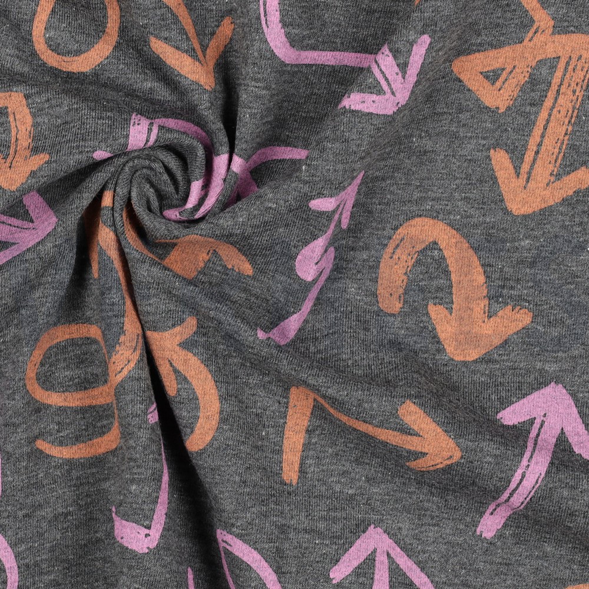 JERSEY MELANGE ARROWS GREY MELANGE (high resolution) #3