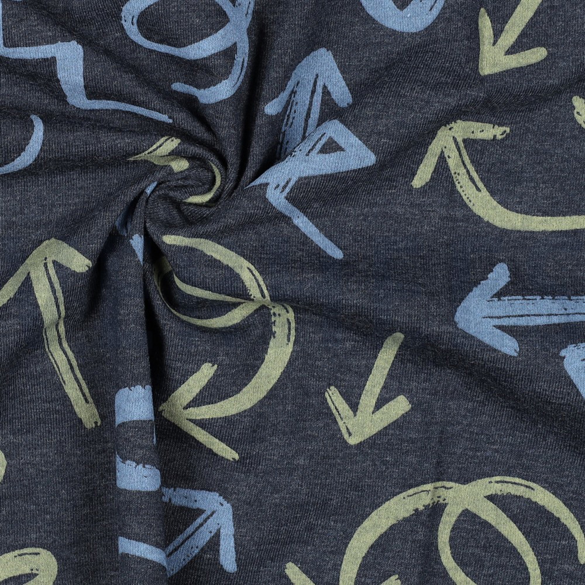 JERSEY MELANGE ARROWS NAVY MELANGE (high resolution) #3