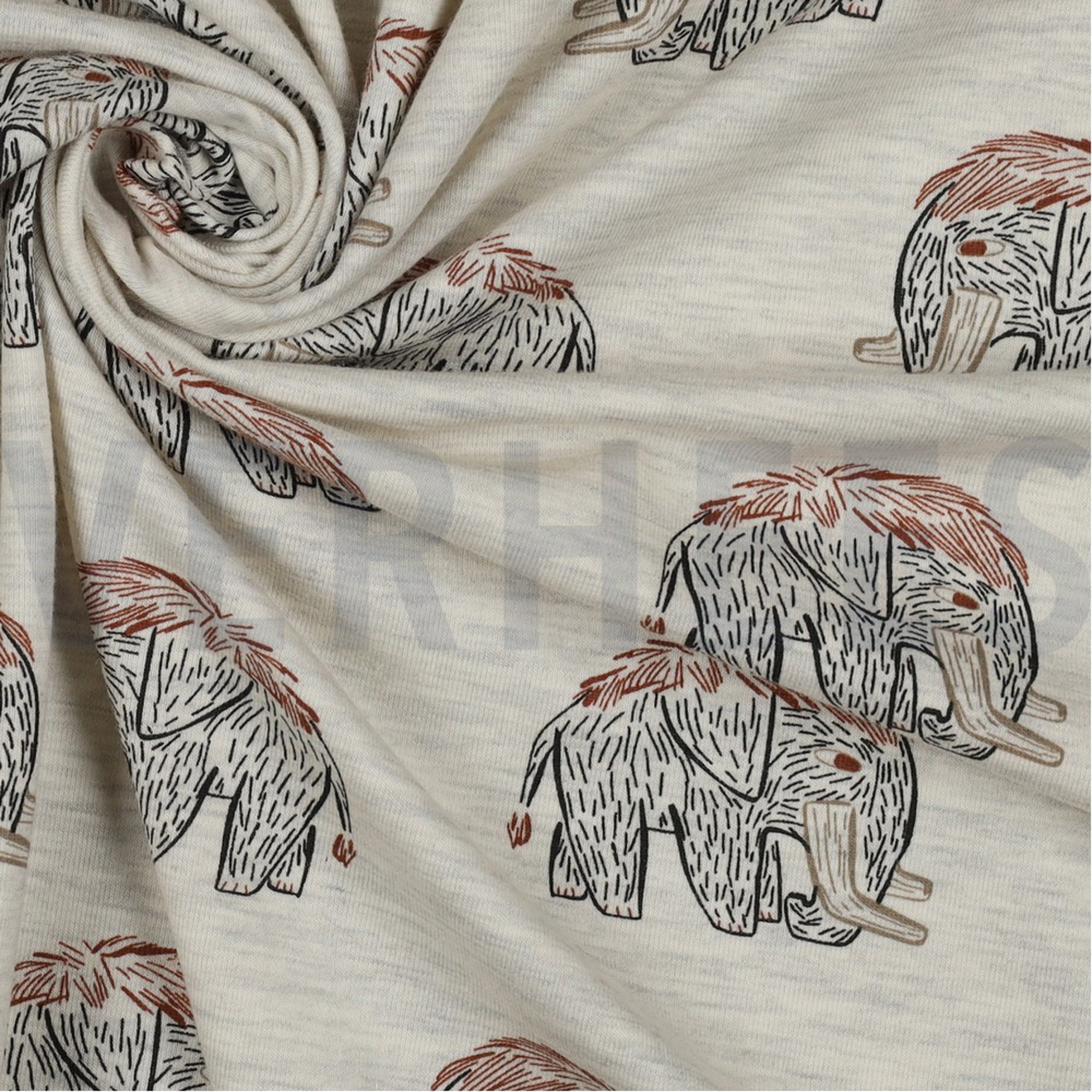 JERSEY MELANGE MAMMOTH ECRU MELANGE (high resolution) #3