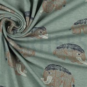 JERSEY MELANGE MAMMOTH DARK MINT MELANGE (thumbnail) #3