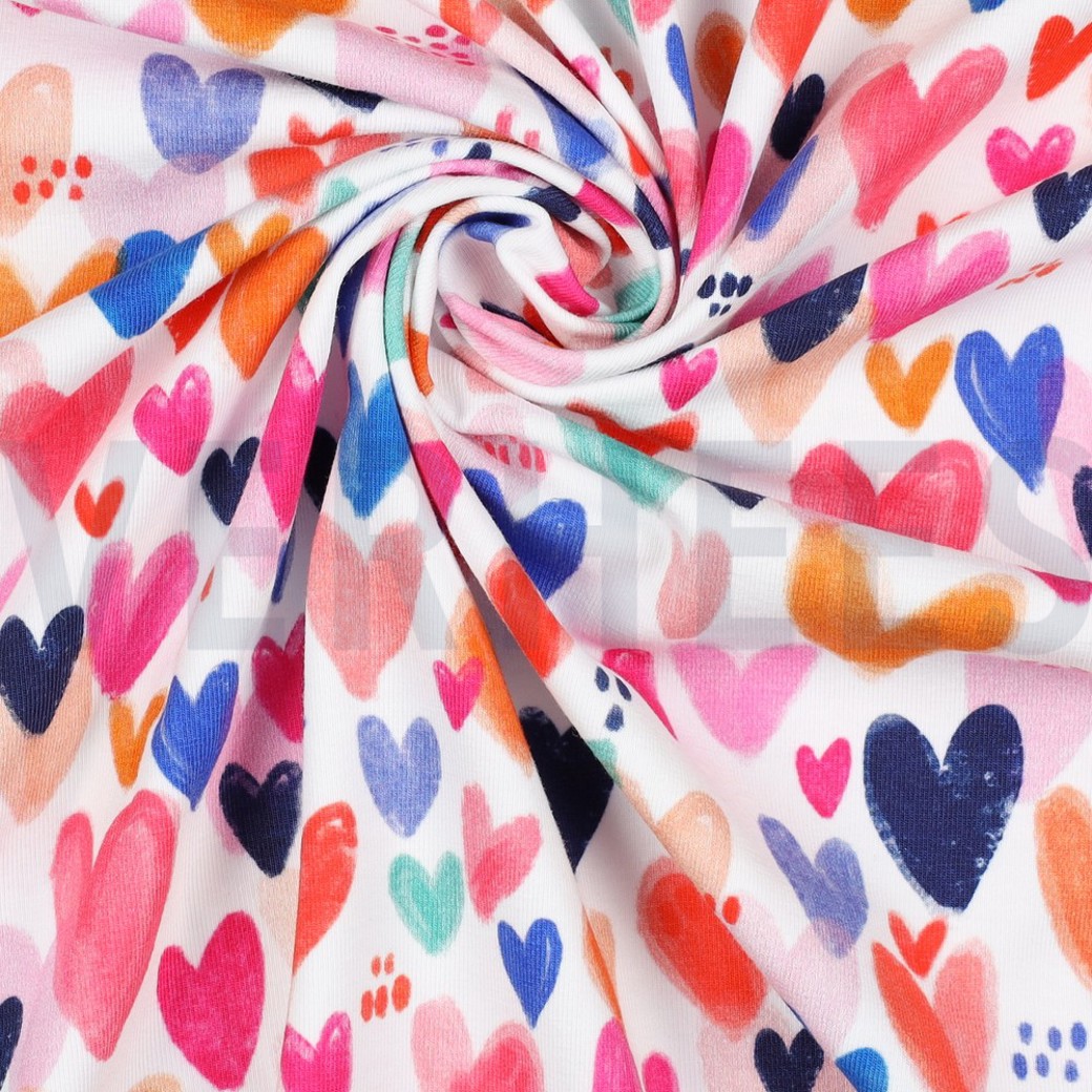 JERSEY DIGITAL HEARTS WHITE #3