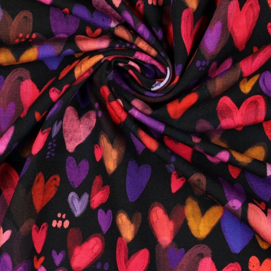 JERSEY DIGITAL HEARTS BLACK #7